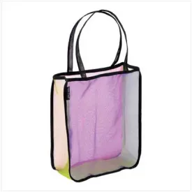 Color-Block Mesh Tote