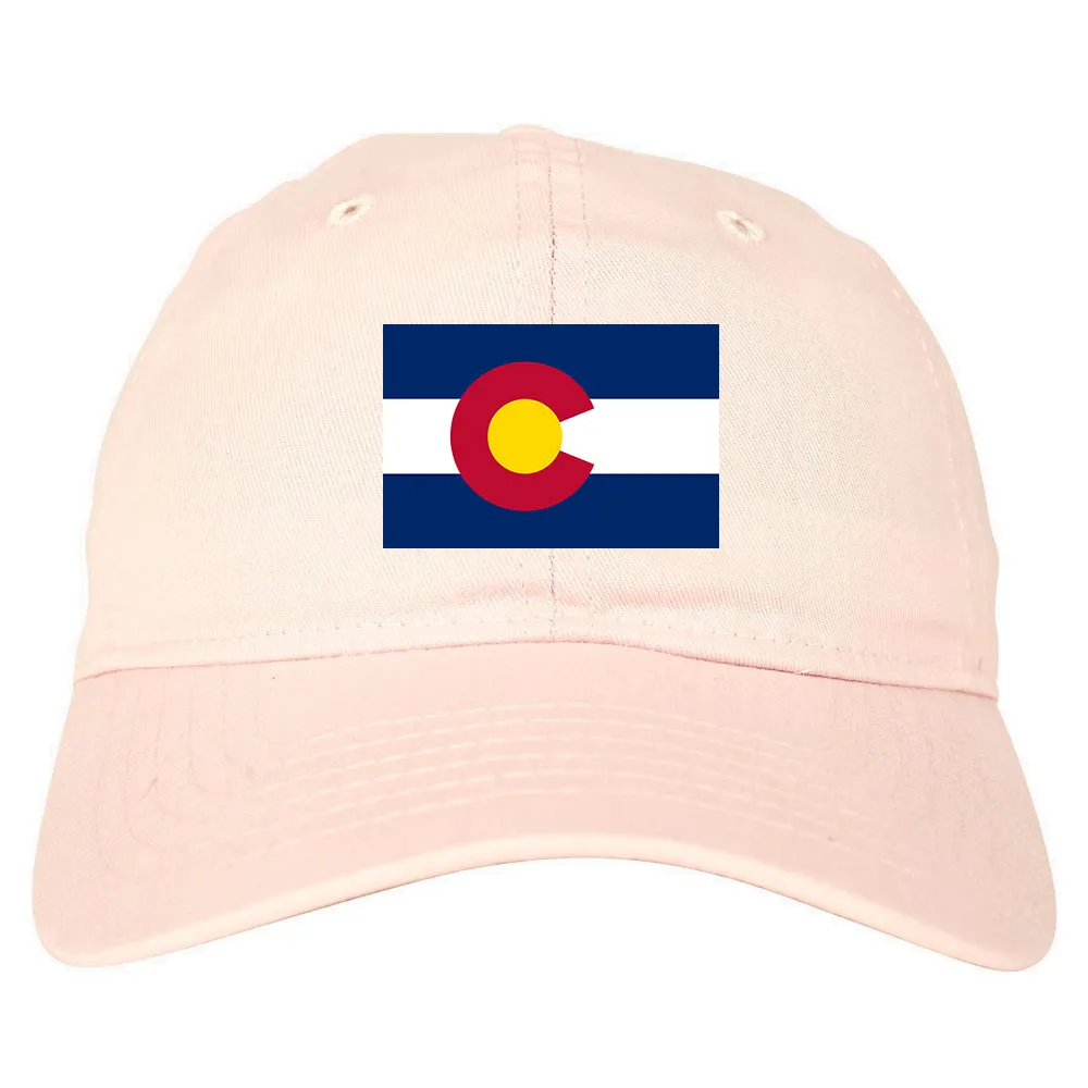 Colorado State Flag CO Chest Mens Dad Hat