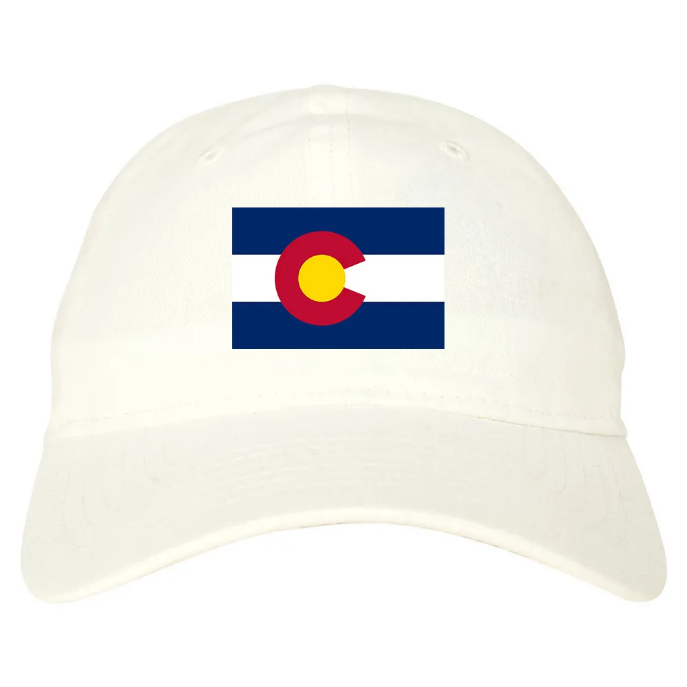 Colorado State Flag CO Chest Mens Dad Hat