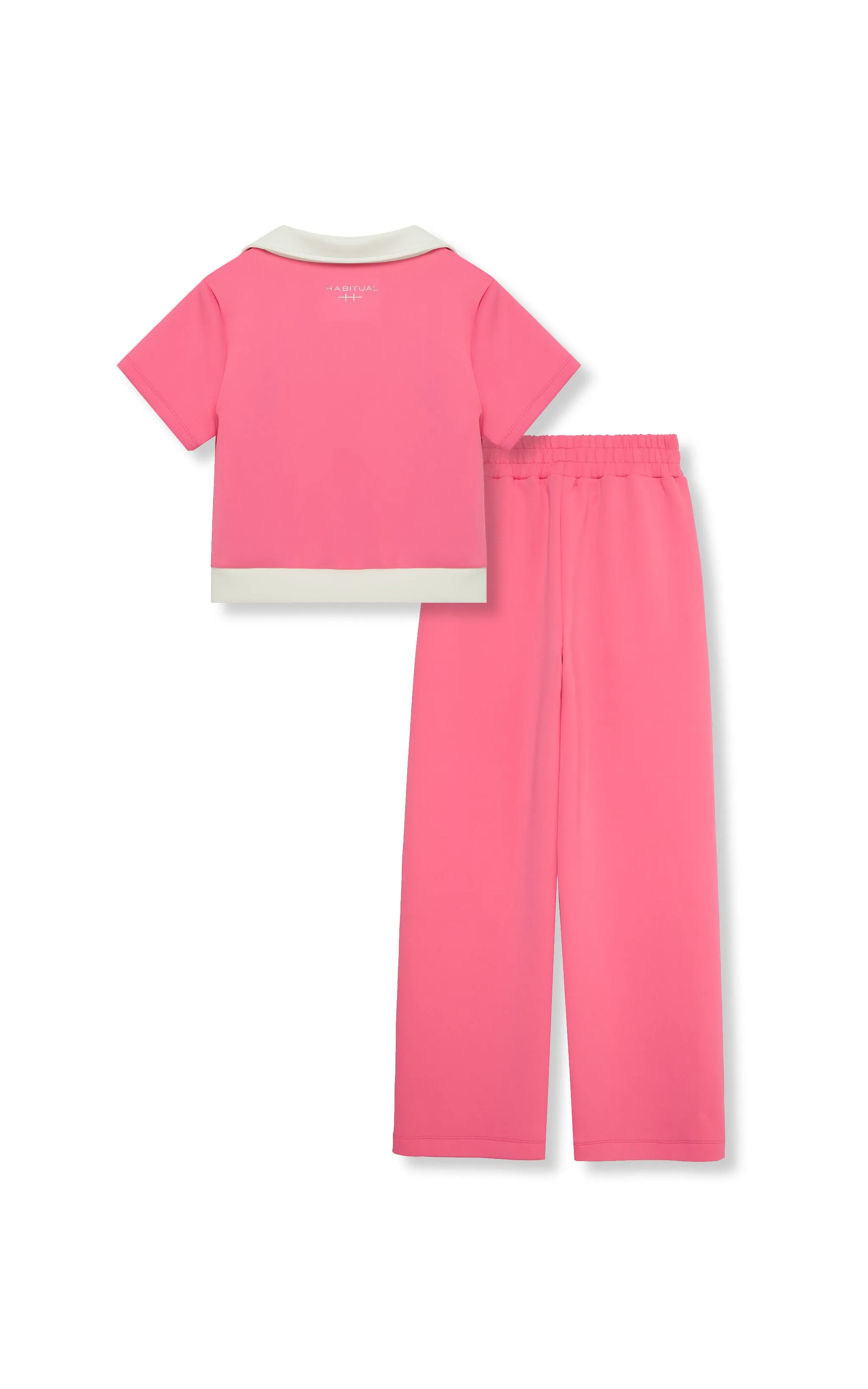 Colorblock Tricot Polo & Track Pants Set | 7-16