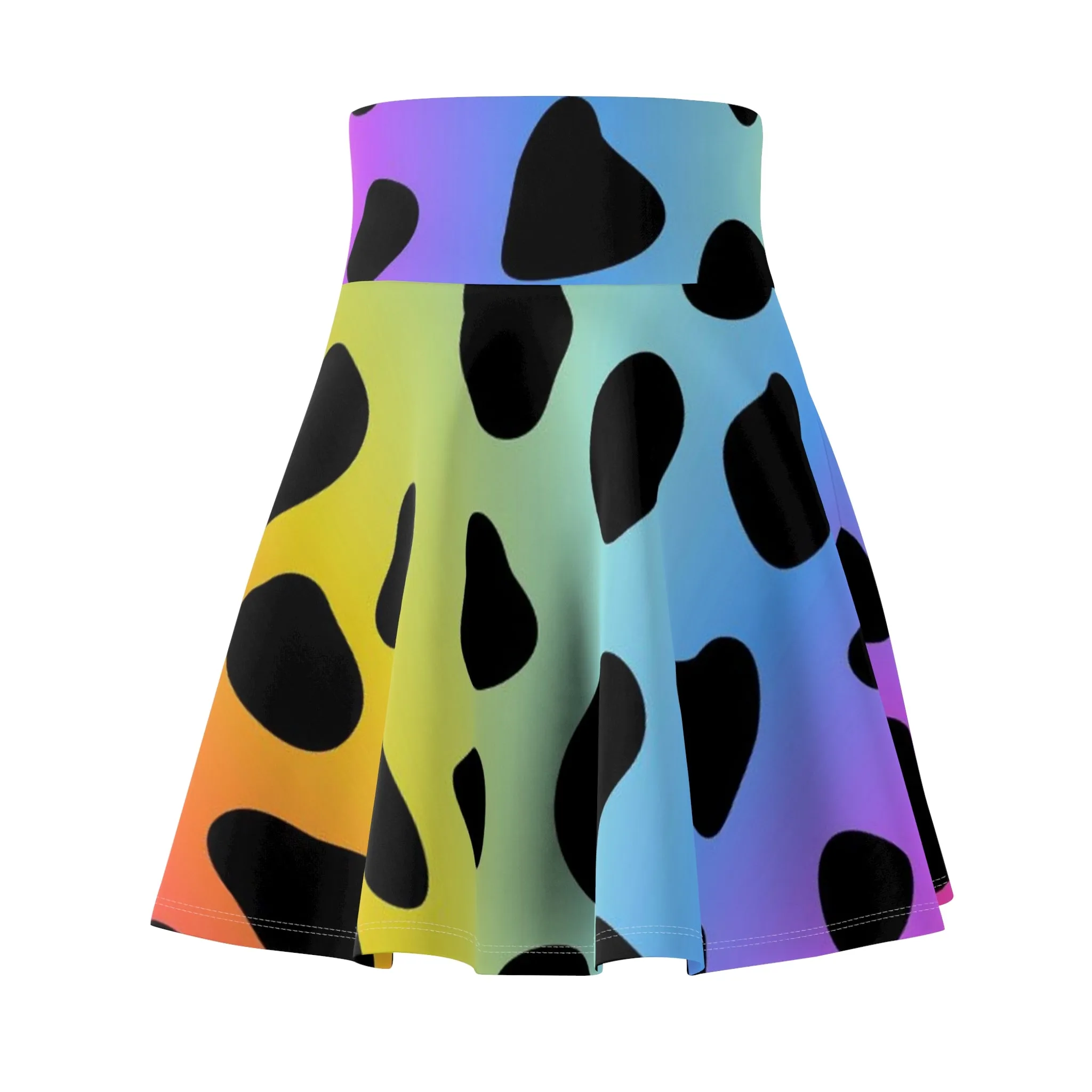 Colorful Jaguar - Inovax Woman's Skater Skirt