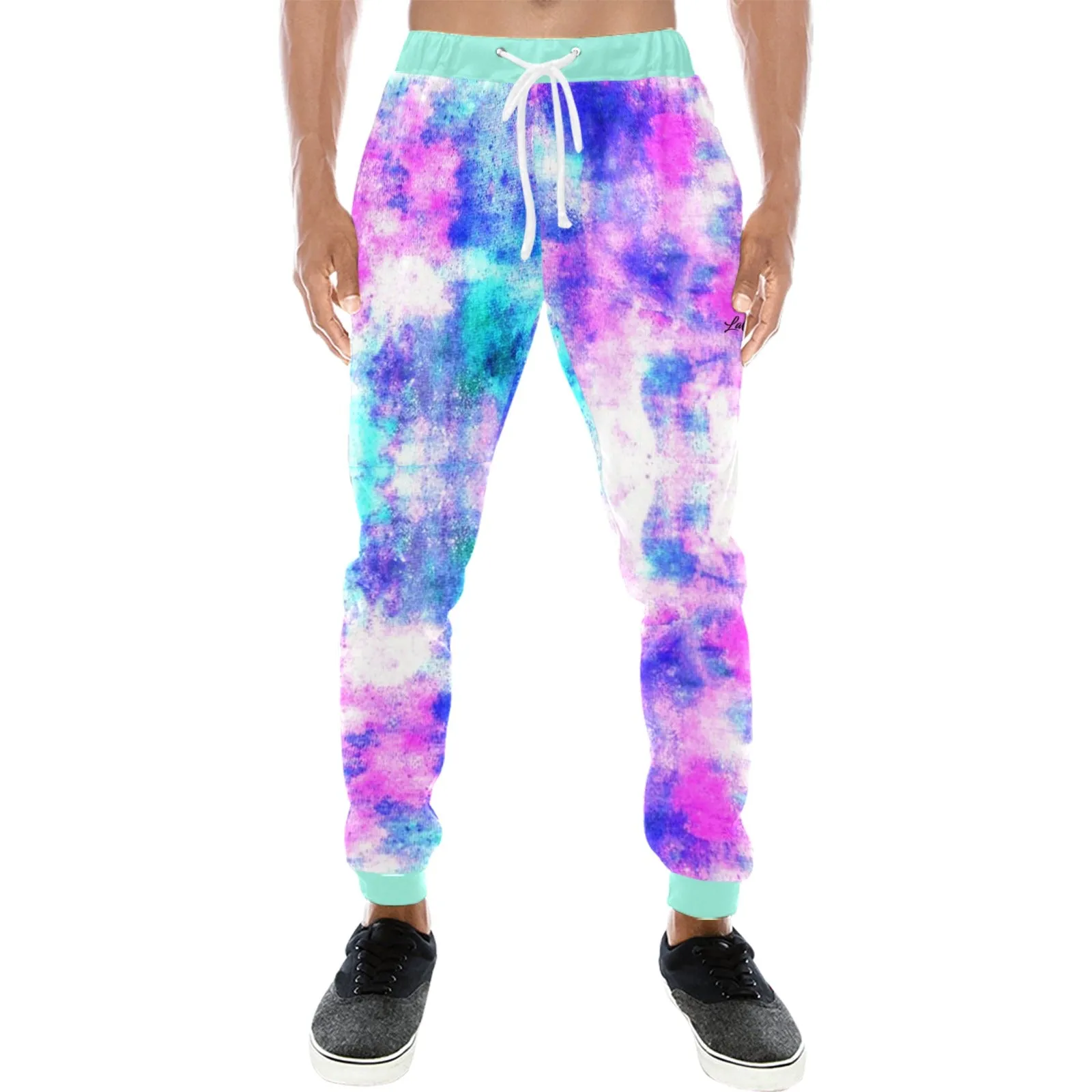 COLORFULL Men's All Over Print Sweatpants