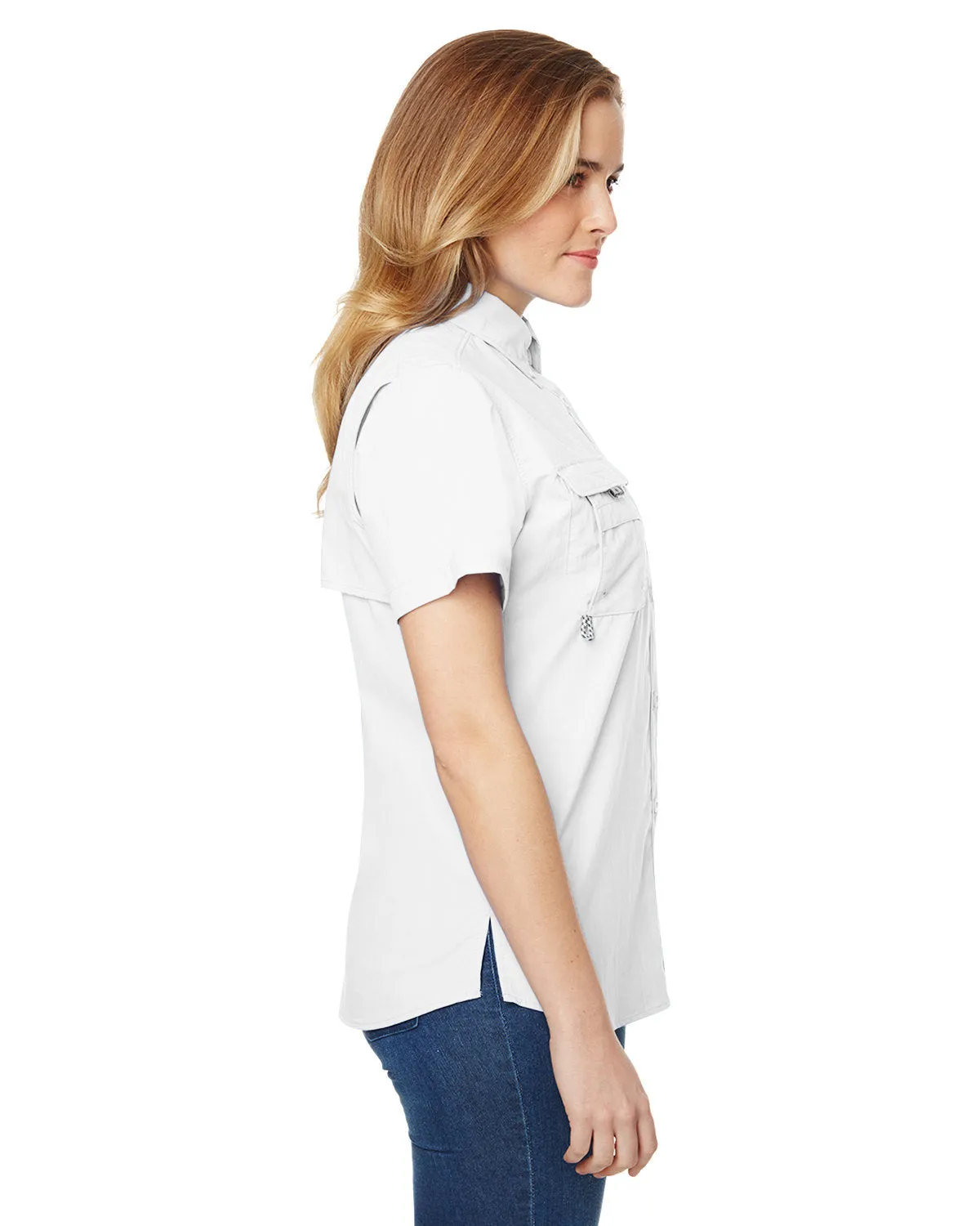 Columbia 7313 Ladies' Bahama Short-Sleeve Shirt