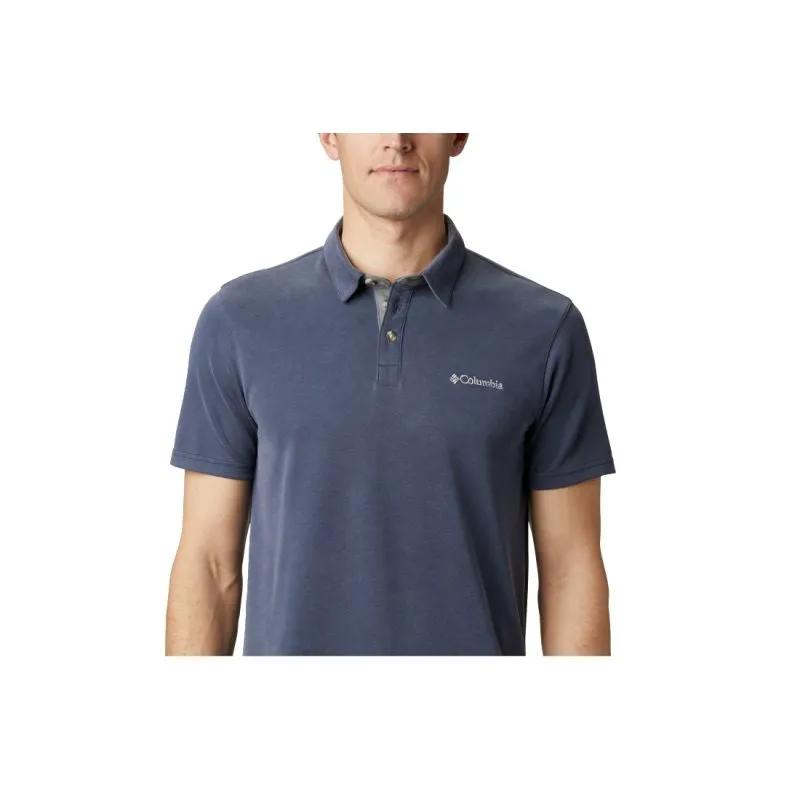 Columbia Mens Nelson Point Polo T-Shirt - Gray