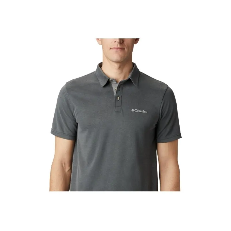 Columbia Mens Nelson Point Polo T-Shirt - Gray