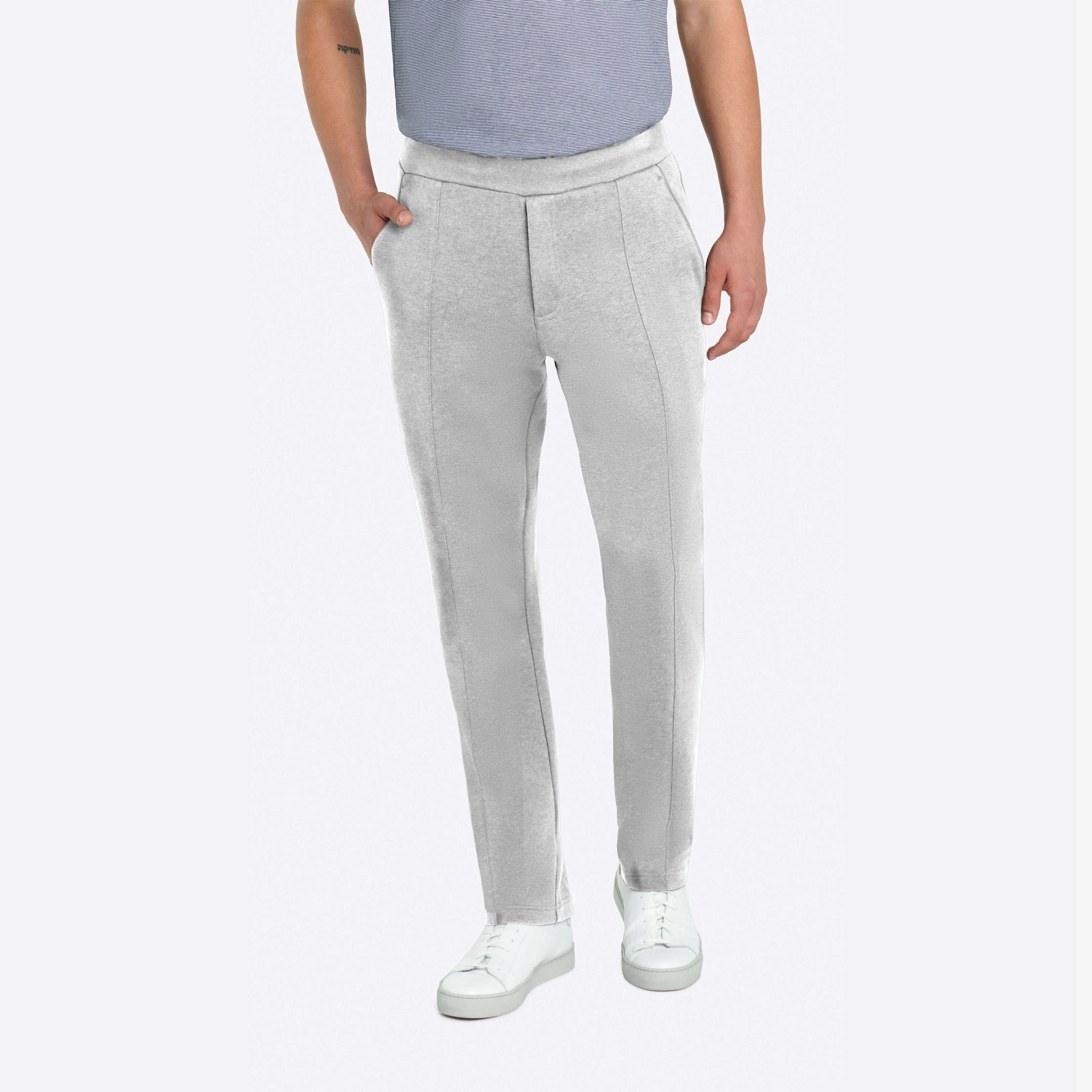 Comfort Solid Heather Drawstring Pant