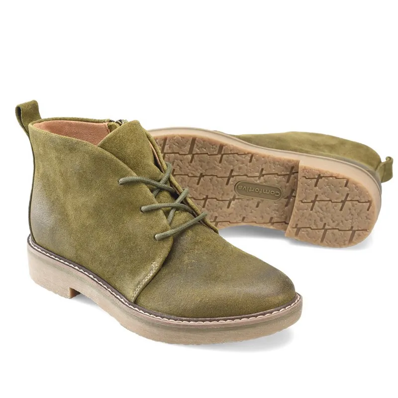 Comfortiva Rebeca Chukka Boot in Citron Green - Women's