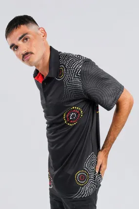 Communities Black UPF 50 Unisex Polo Shirt