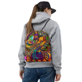 CONDUCTOR OF CONSCIOUSNESS Drawstring bag | SALVIA DROID