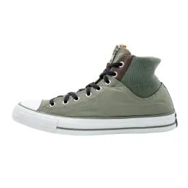 Converse All Star Chuck Taylor Zip Hi High-Top Sneakers Leather Green Colour For Men