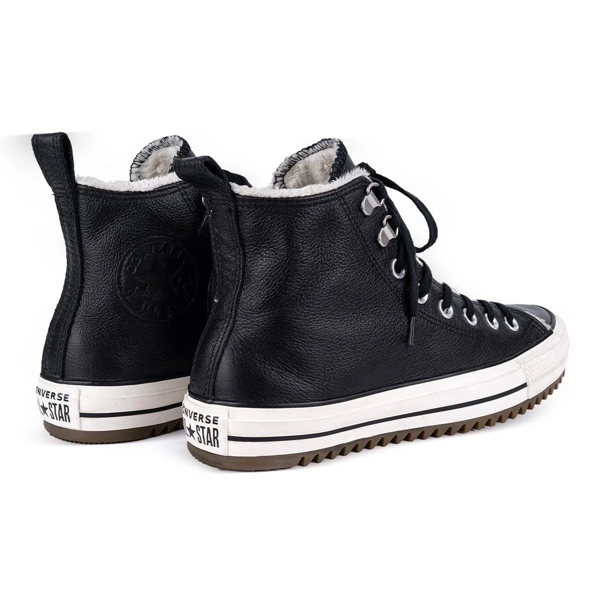 Converse All Star Hi High-Top Sneakers Leather Black Colour For Women