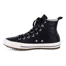 Converse All Star Hi High-Top Sneakers Leather Black Colour For Women