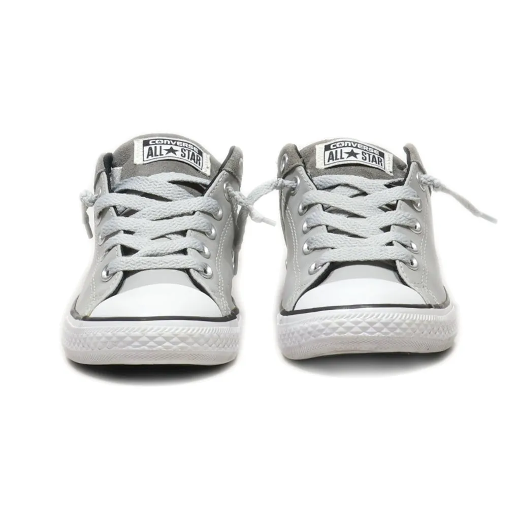 Converse All Star Low-Top Sneakers Leather Grey Colour For Women