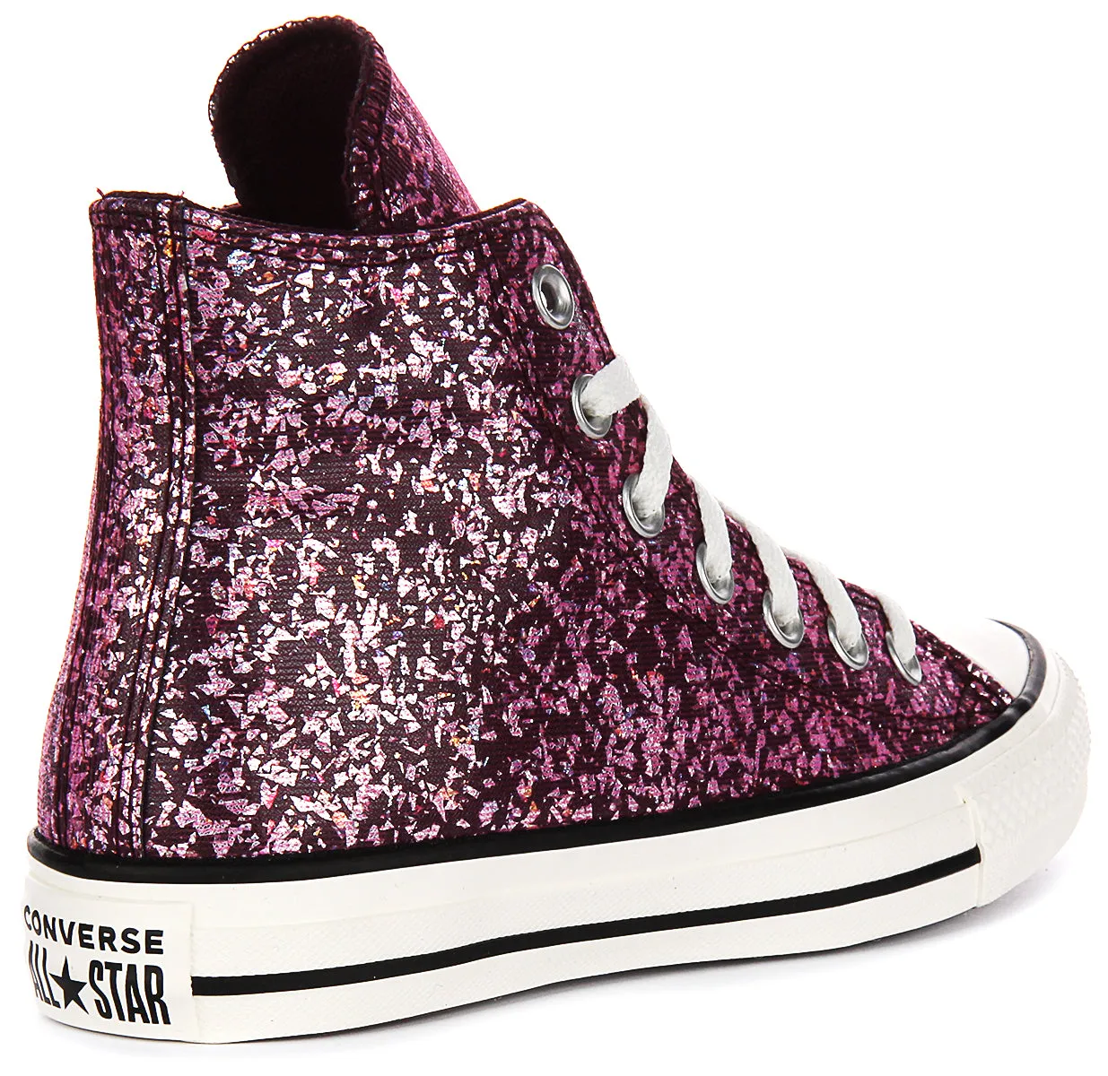 Converse Chuck Taylor A11137C In Magenta Glitter Effect