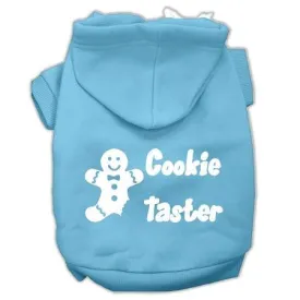 Cookie Taster Screen Print Pet Hoodies Baby Blue Size XXL (18)