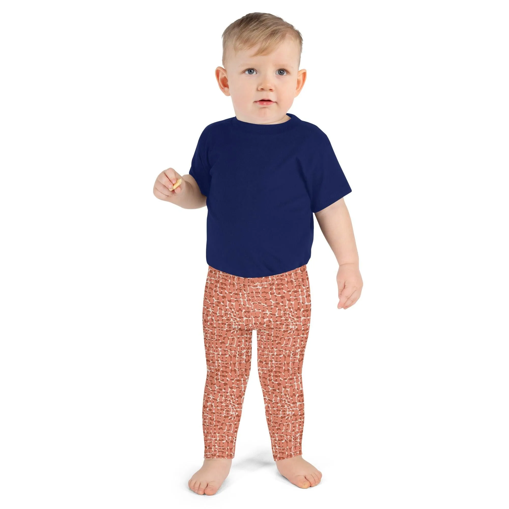 Copper Animal Print Kid's Leggings