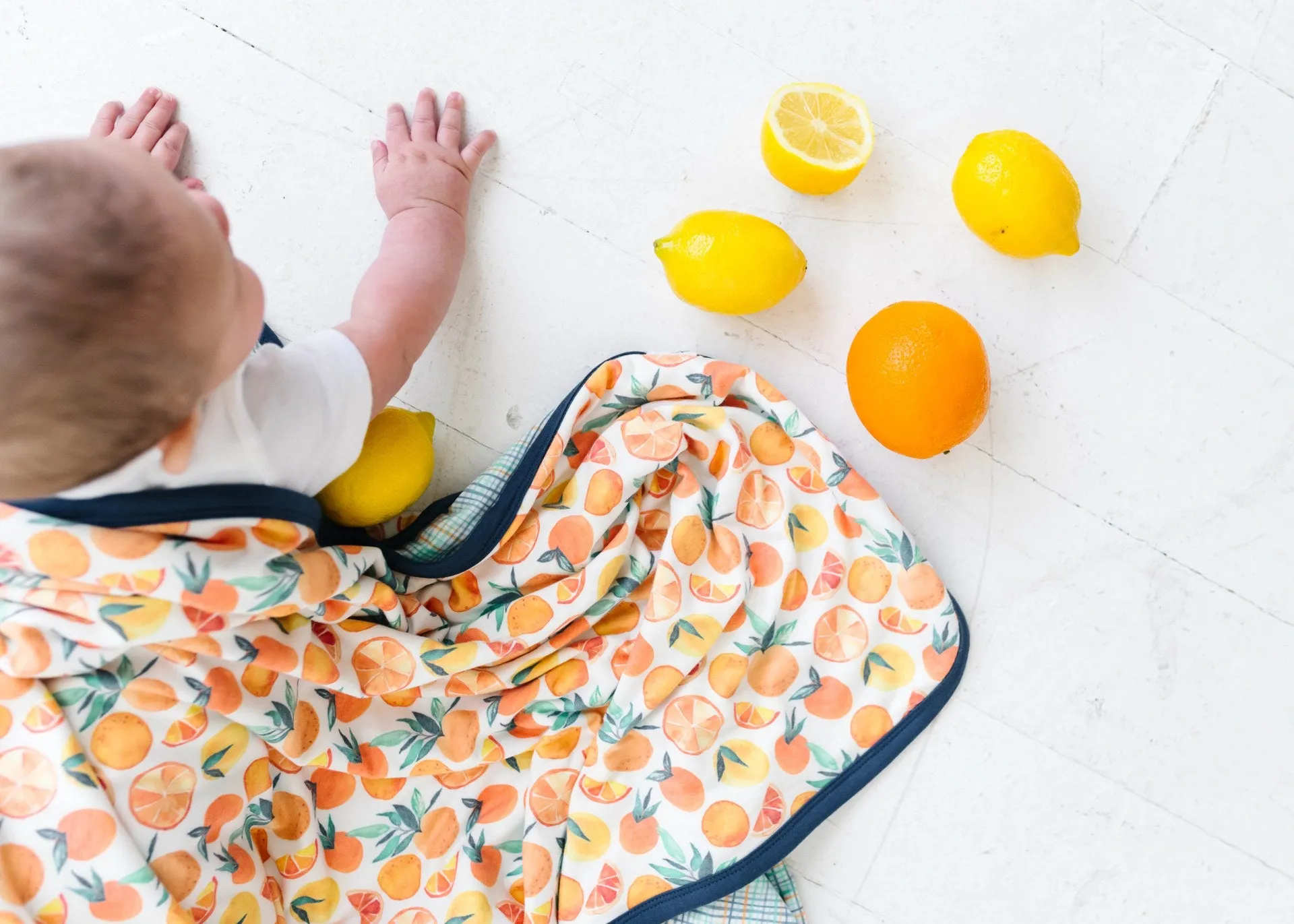 Copper Pearl Citrus 3-Layer Quilt