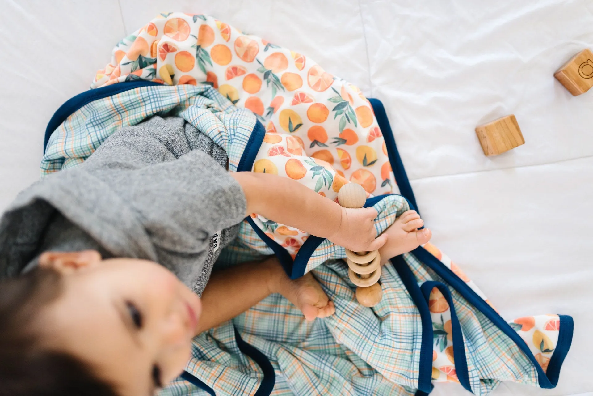 Copper Pearl Citrus 3-Layer Quilt