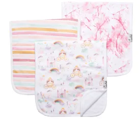 Copper Pearl Enchanted Premium Burp Cloth Set