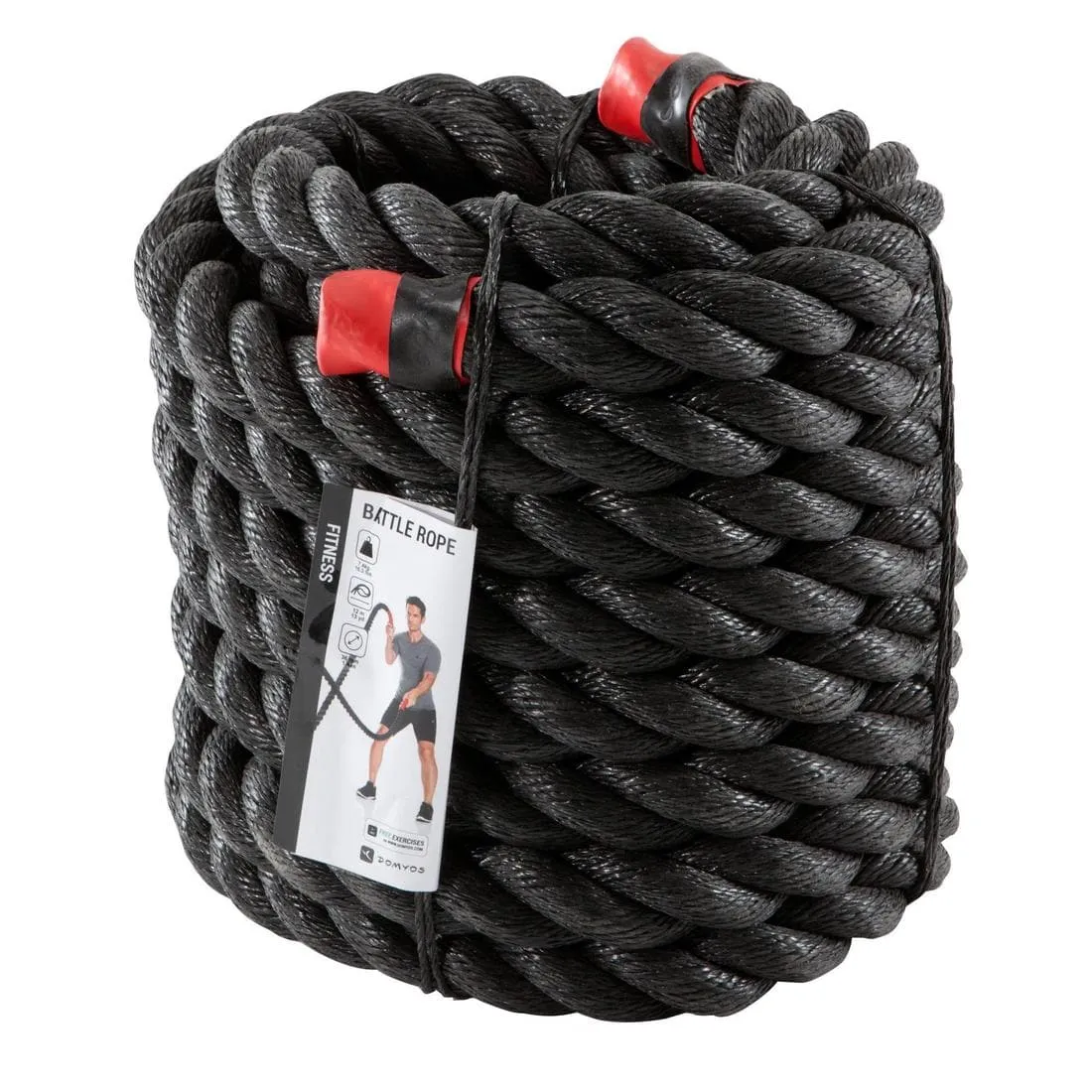 Corde ondulatoire de cross training 12 m - Battle rope