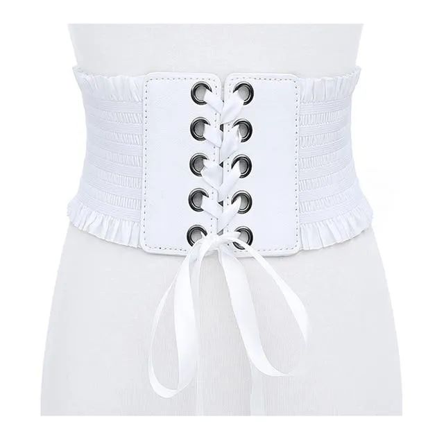 Corset Tassels Elastic Belt