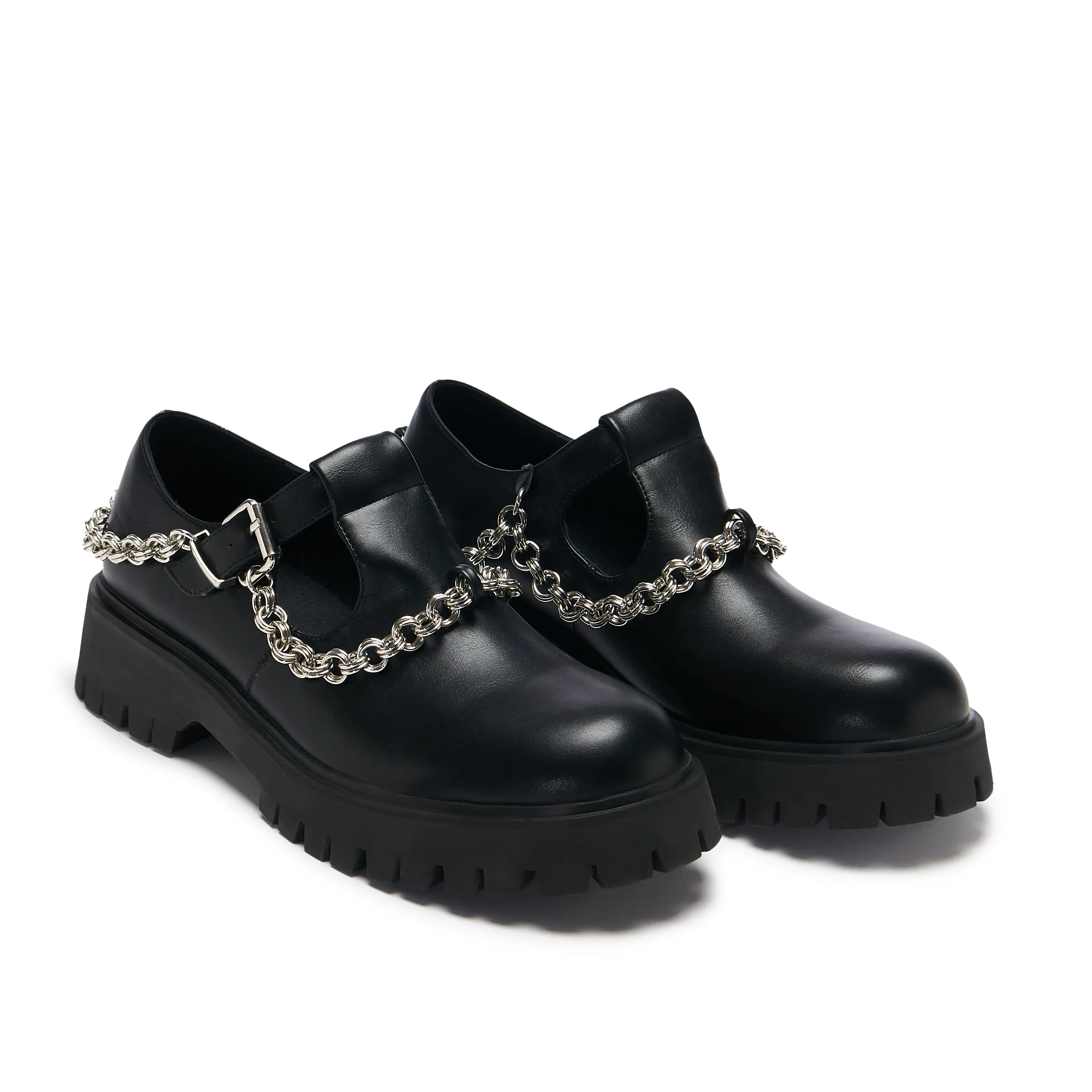 Cosmere Men's Chain Mary Janes - Black