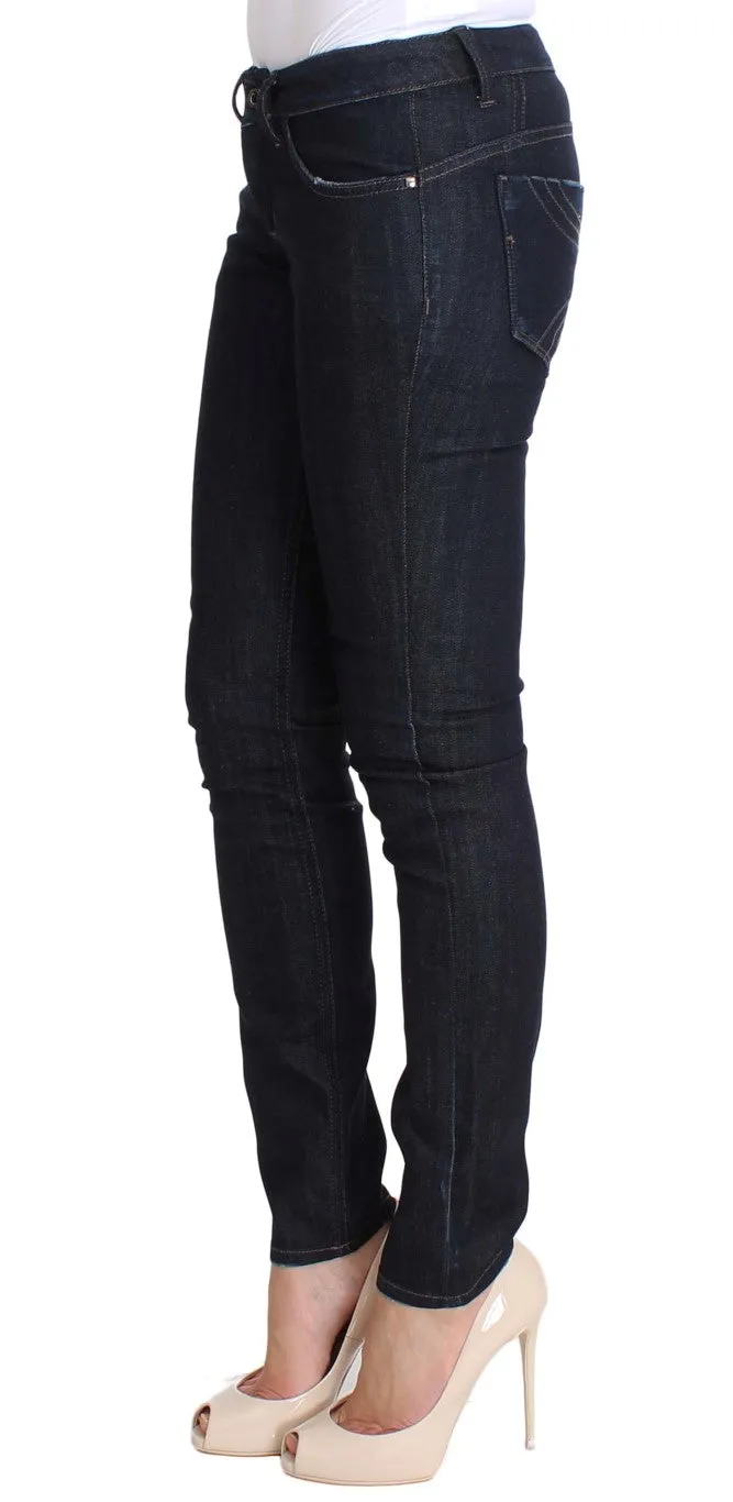 Costume National Chic Slim Fit Skinny Blue Jeans