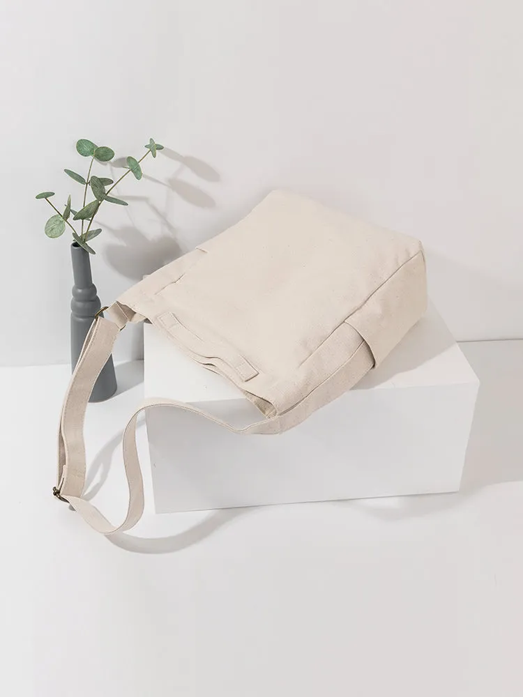 Cotton Canvas Hobo Bag Canvas Hobo Crossbody Bag Womens