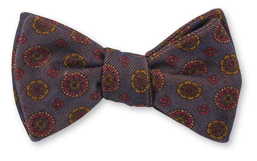 Cotton Corduroy Foulard Bow Tie - B3514