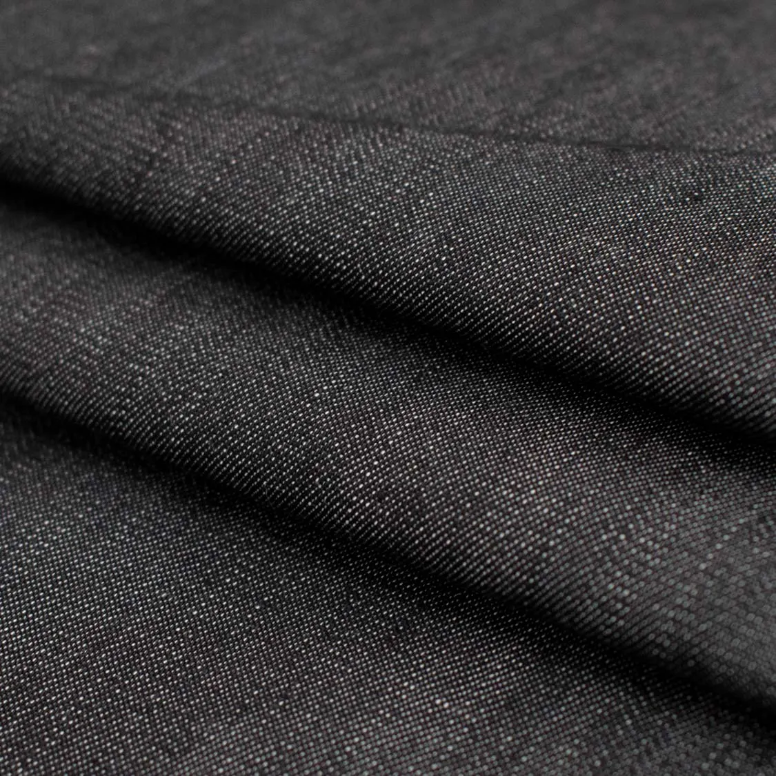 Cotton Denim Light to Medium Weight Slight Stretch Colour-Charcoal