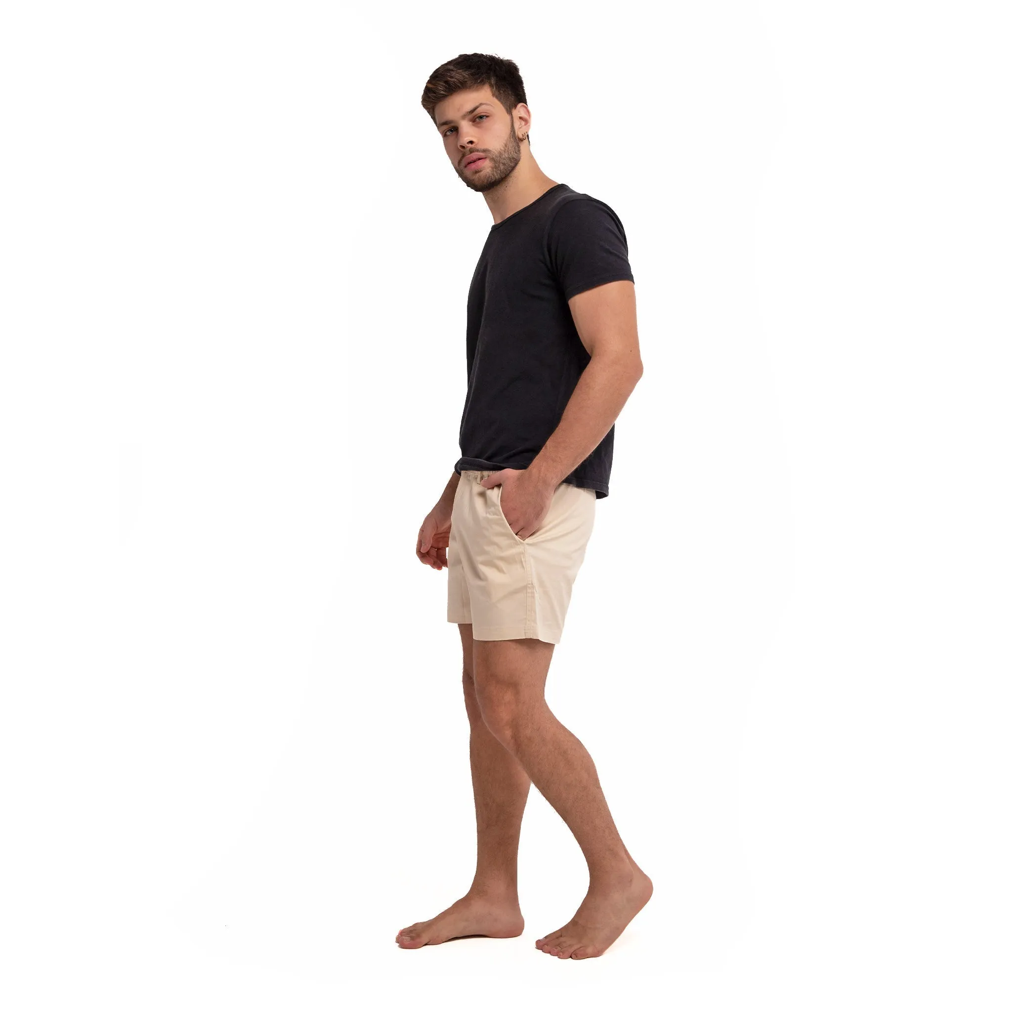 Cotton Shorts - Khaki