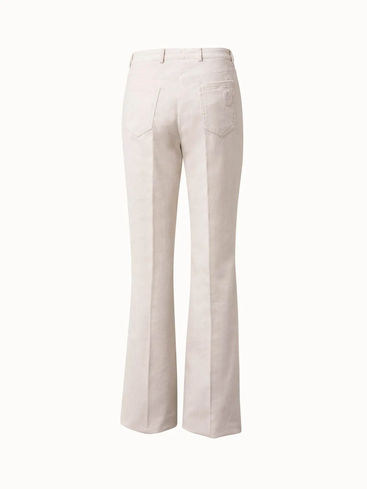 Cotton Stretch Corduroy Bootcut Pants