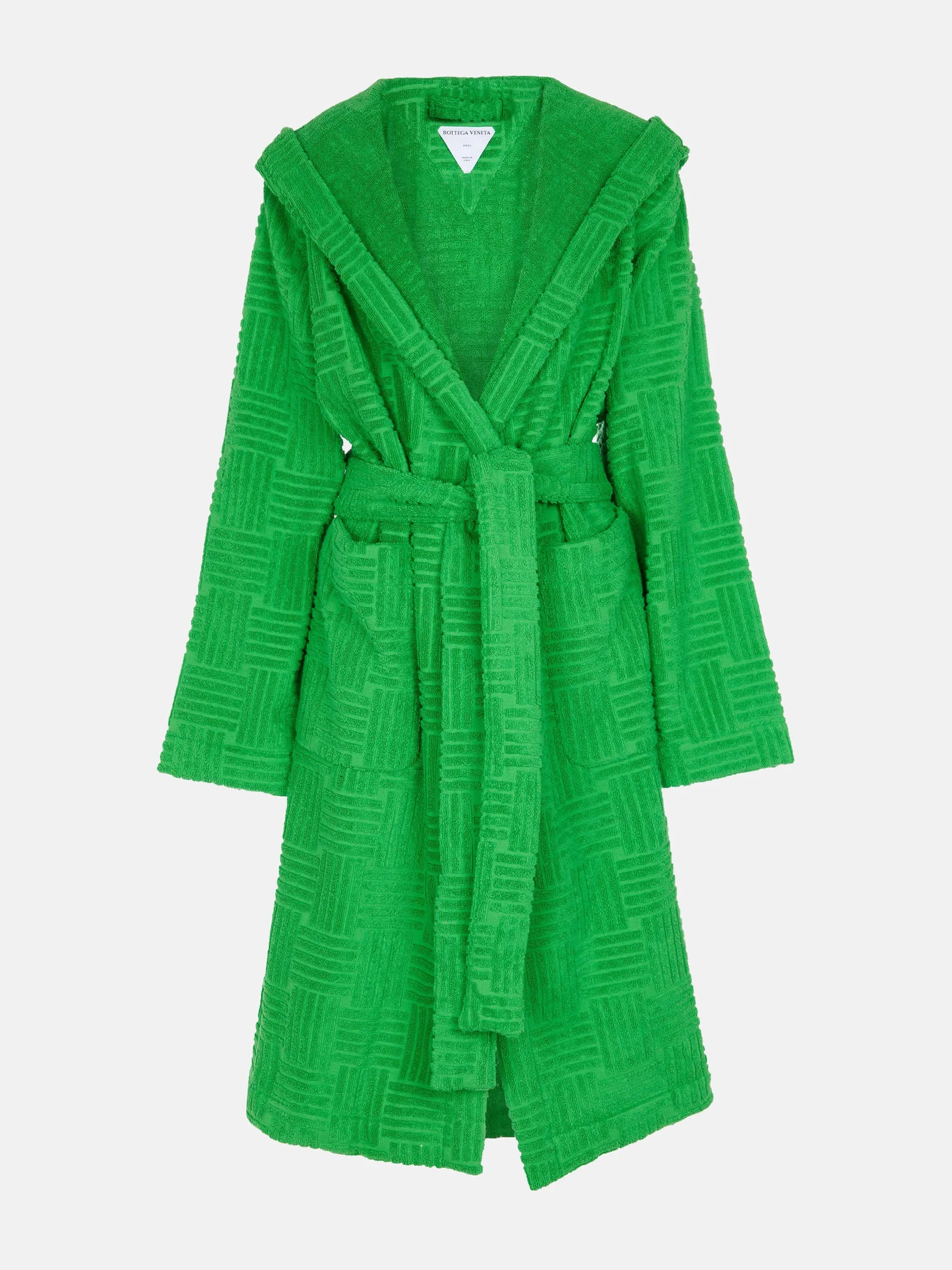 Cotton terry bathrobe