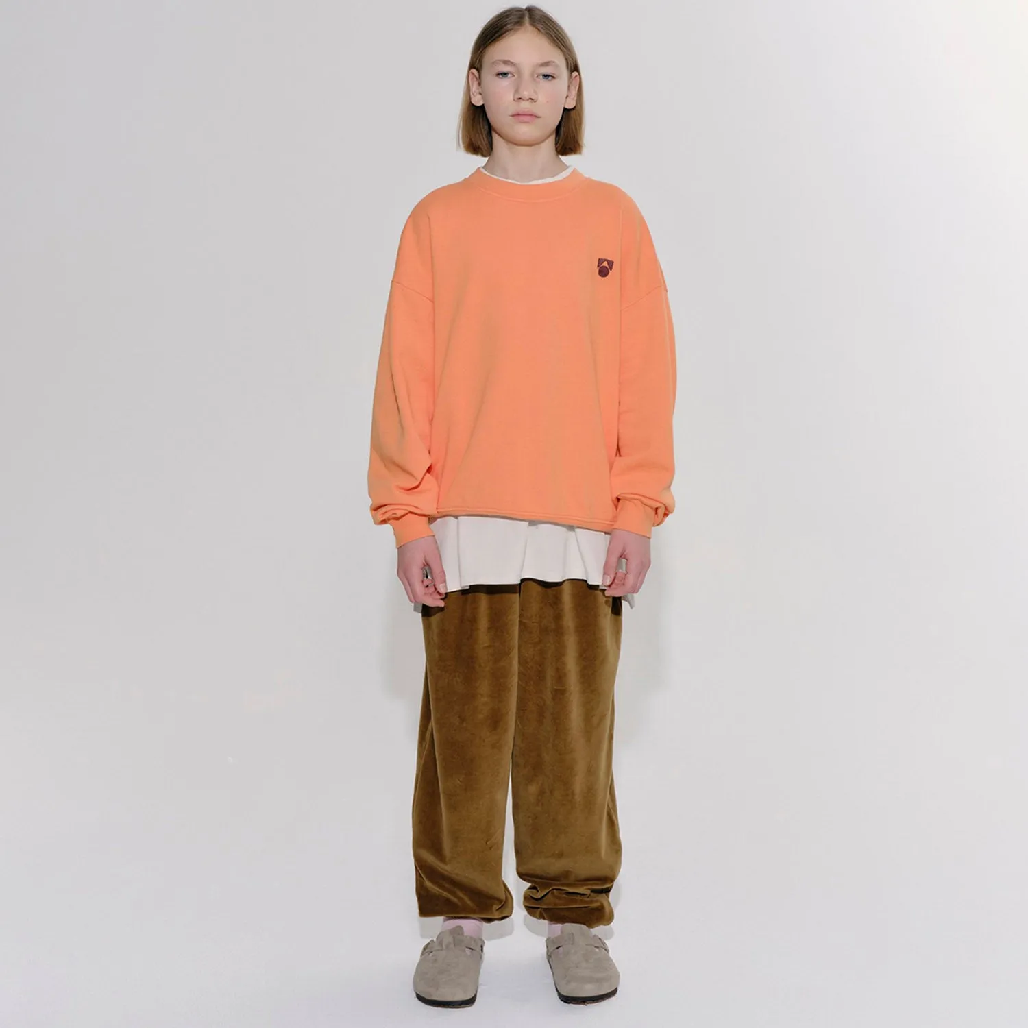 Cotton Velour Balloon Pant - Butternut