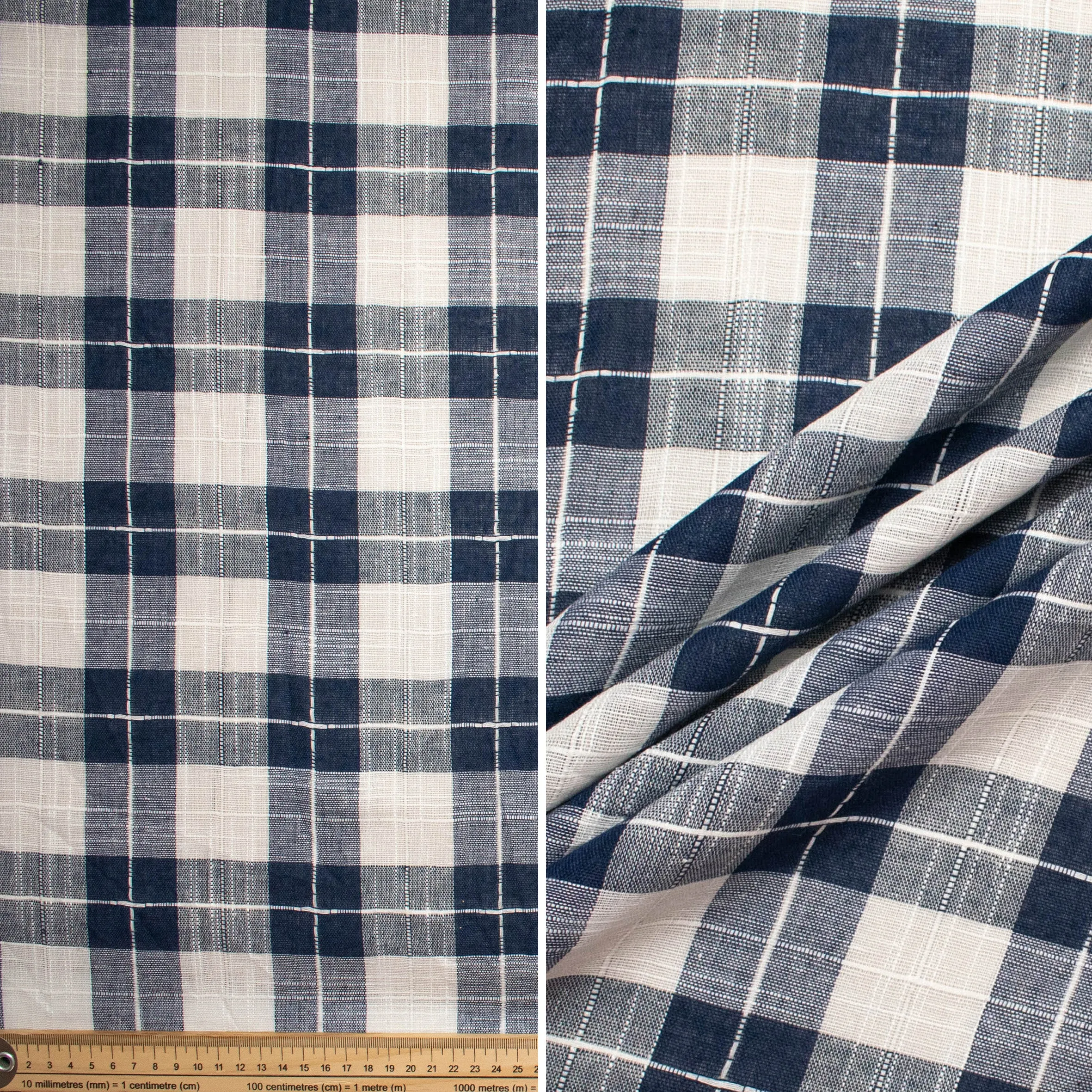 Cotton Yarn Dyed Checks