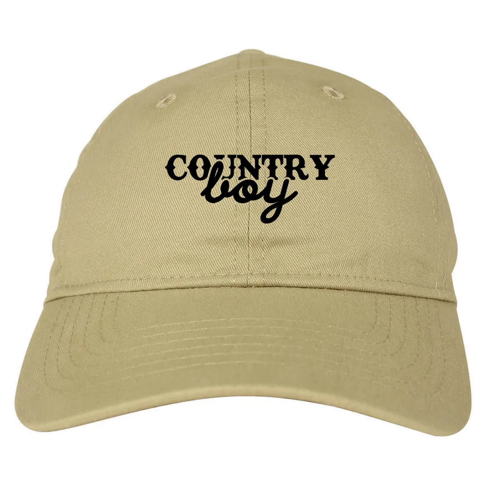 Country Boy Mens Dad Hat Baseball Cap