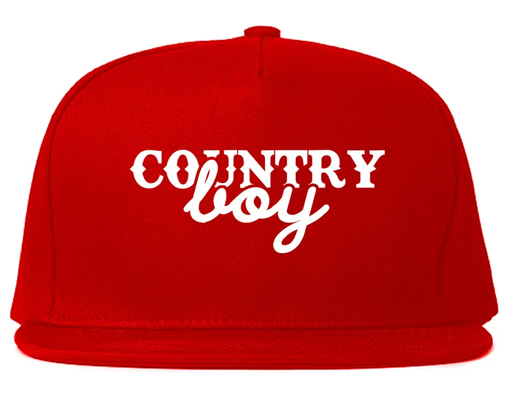 Country Boy Mens Snapback Hat