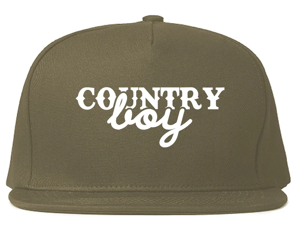 Country Boy Mens Snapback Hat