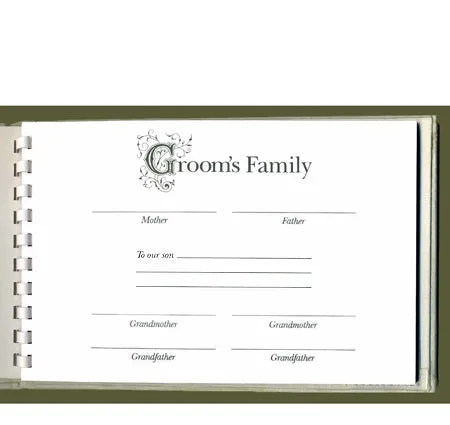 Country Romance Wedding Guest Book