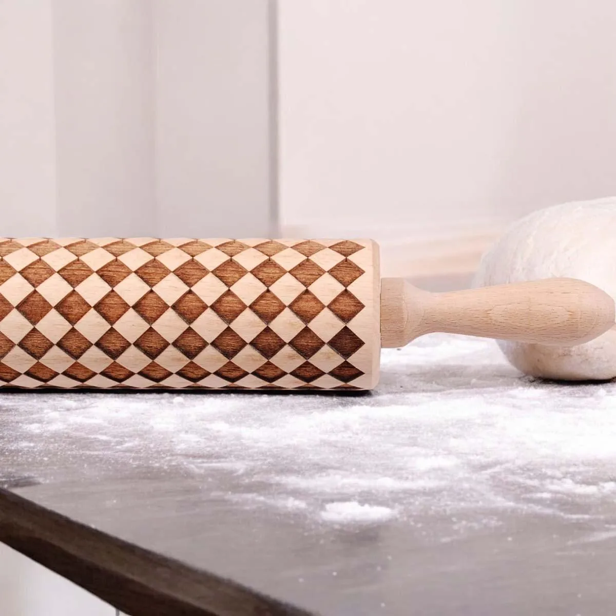 Courtly Check Rolling Pin