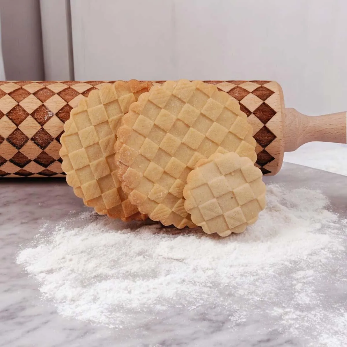 Courtly Check Rolling Pin