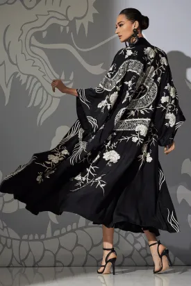 Couture Floral Dragon Robe