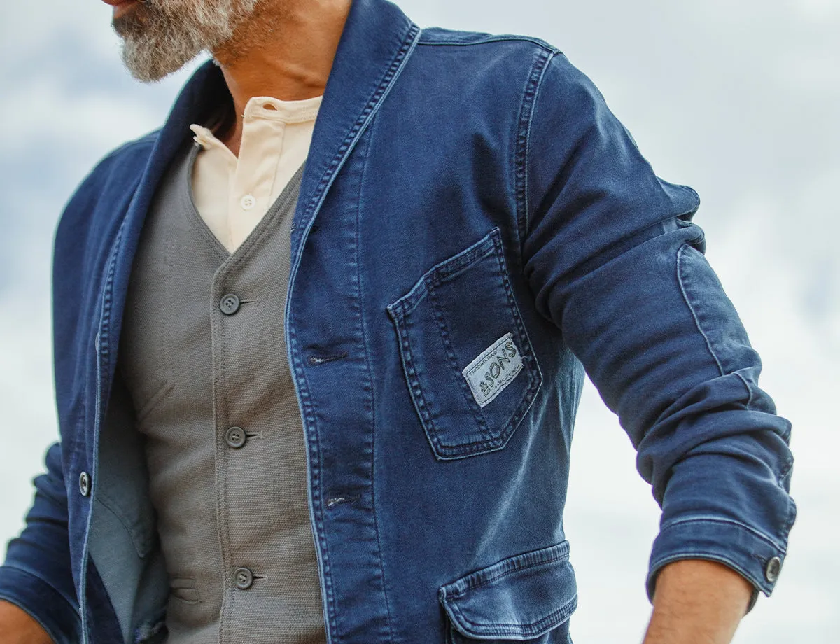 Crafter Indigo Wash Chore Jacket