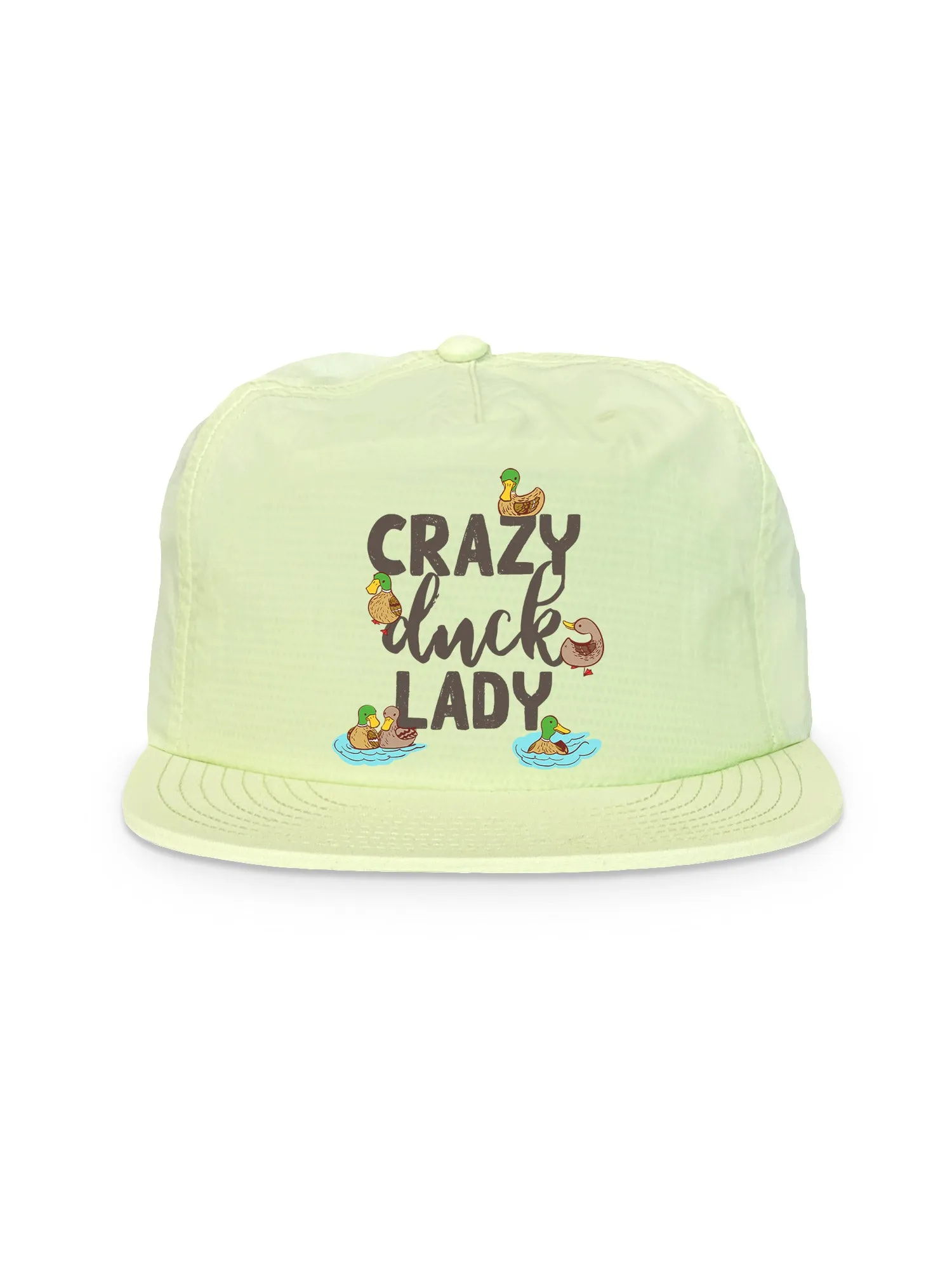 Crazy Duck Lady Quick-Dry Cap