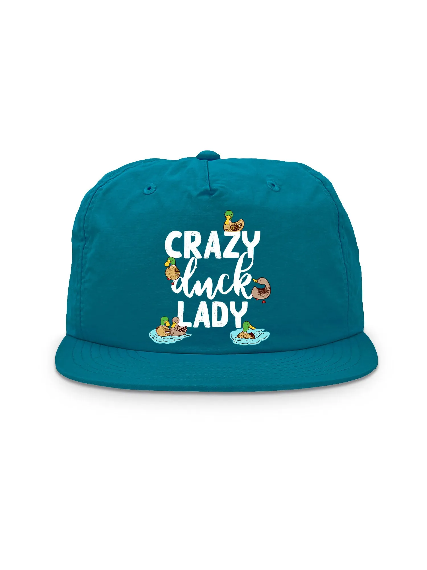 Crazy Duck Lady Quick-Dry Cap