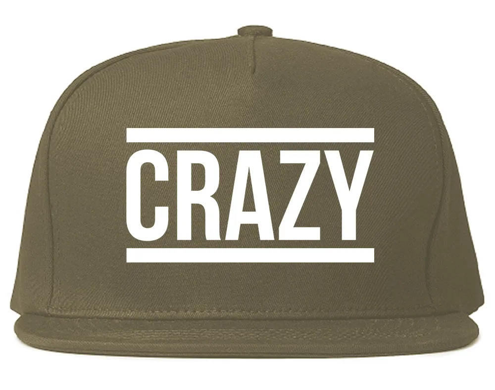 Crazy Mens Snapback Hat