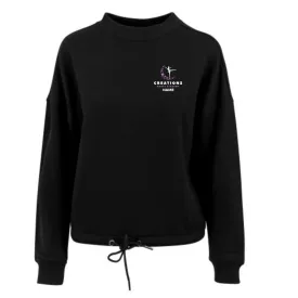 Creationz Dance Academy Ladies Oversize Crew Neck Sweatshirt