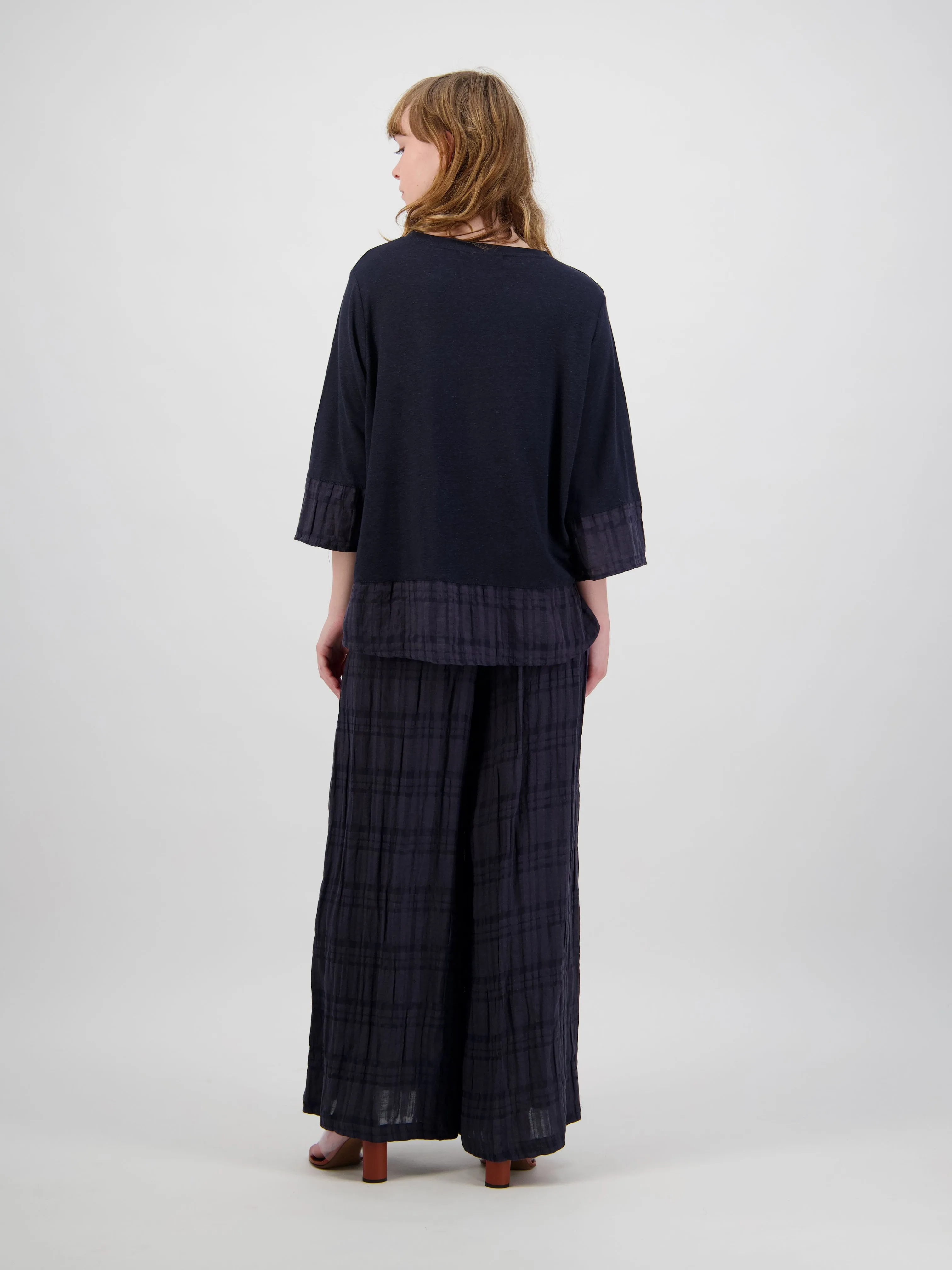 Crinkle Linen Pant