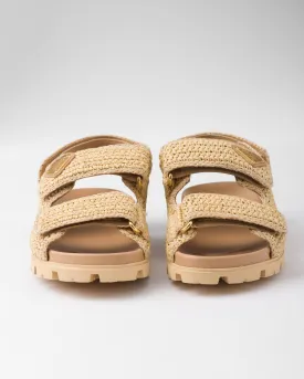 Crochet sandals