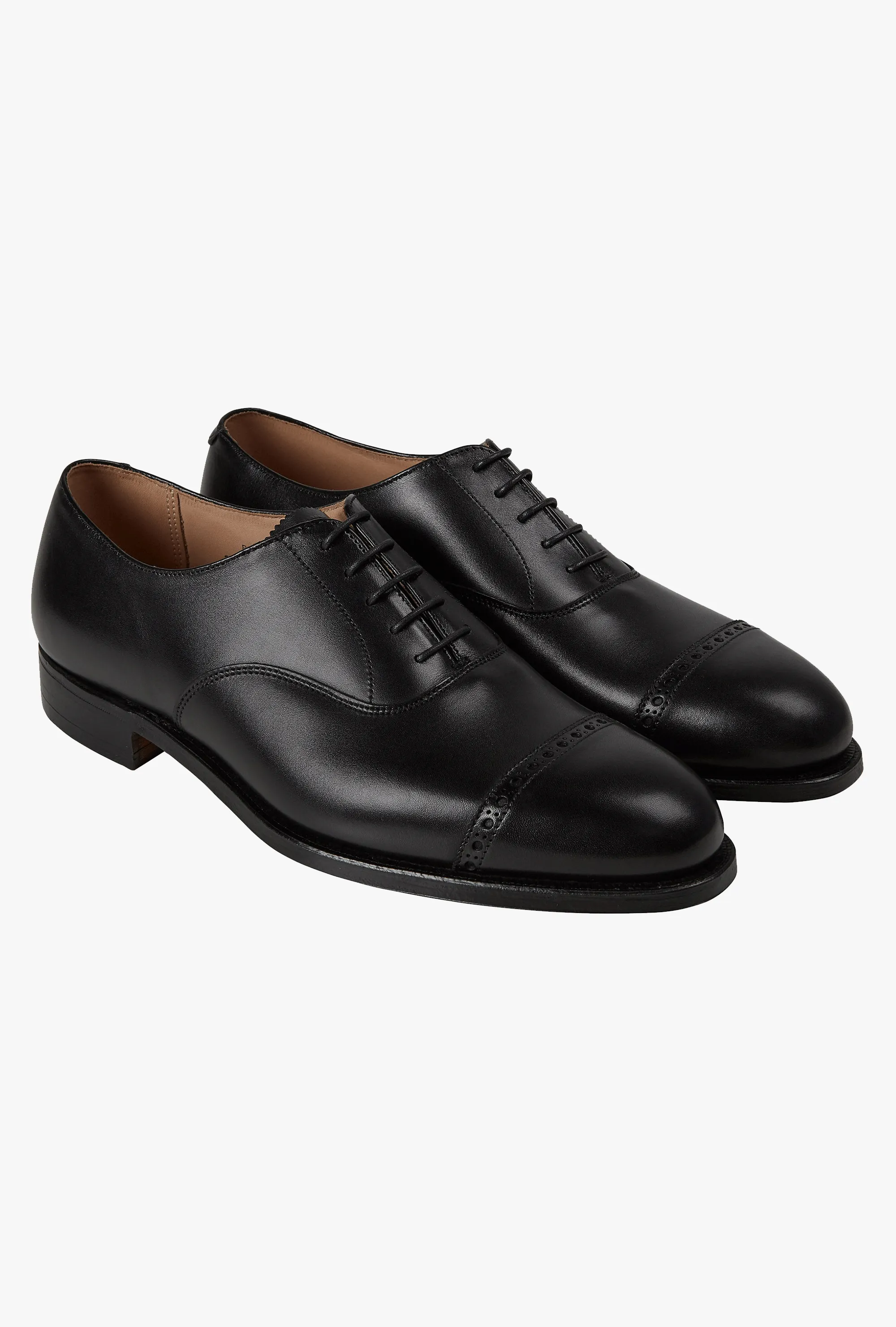 Crockett & Jones Burlington Oxford Black Calf City Sole